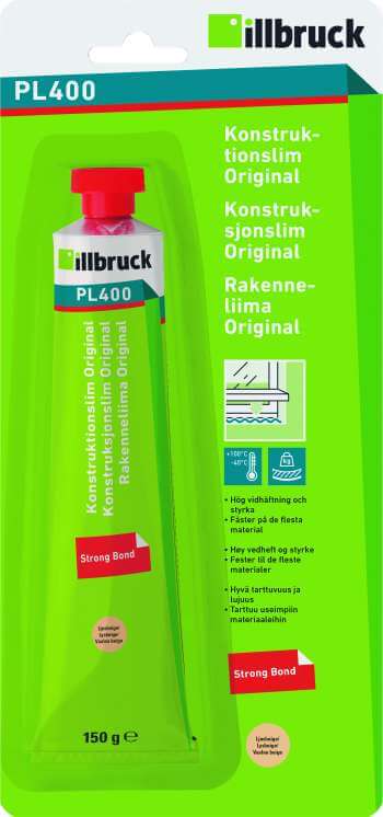 PL400 Illbruck, montaažiliim, 150g tuub
