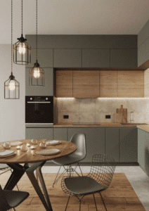 Moderne köök roheline