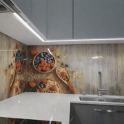 Digitrükiga taustaklaas