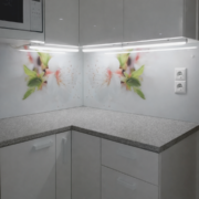 Digitrükiga taustaklaas