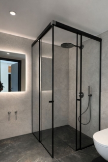 Musta profiiliga dušikabiin