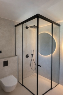 Musta profiiliga dušikabiin