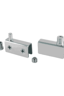 Telghing 6mm klaasile, 42x20x2mm, roostevaba (poleeritud)