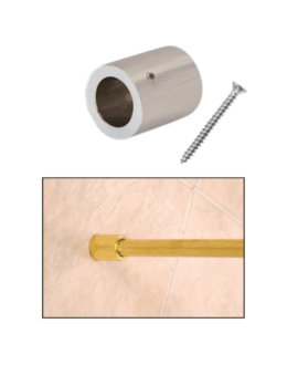 seinale kinnitatav Slim Line liitmik, harjatud nikkel