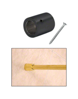 seinale kinnitatav Slim Line liitmik, matt must