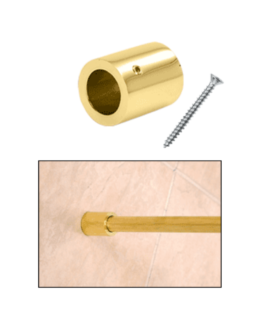 seinale kinnitatav Slim Line liitmik, satiinmessing