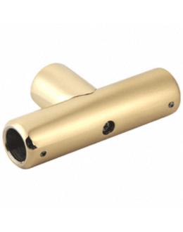 tugitala T-kujuline kronstein, poleeritud messing