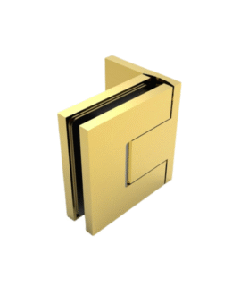 reguleeritav poleeritud messingist dušiukse hing, seinale kinnitatav nihkega alusplaat, katteplaadid