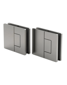 Santos dušiukse hing klaas–klaas 180° – harjatud roostevaba (matt)