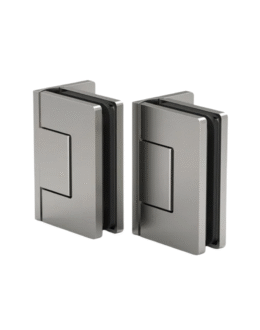 Santos dušiukse hing klaas–sein 90° – harjatud roostevaba (matt)