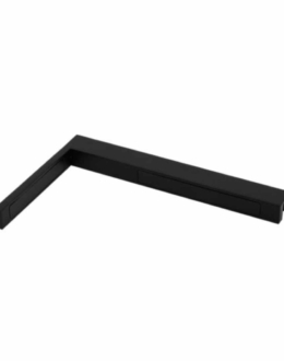 dusinurga klaasi tugi klaas sein 8 10mm klaas parem kasi 90o matt must