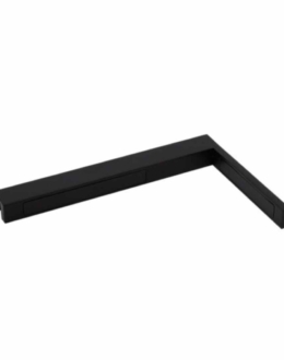 dusinurga klaasi tugi klaas sein 8 10mm klaas vasak kasi 90o matt must