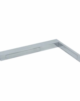 dusinurga klaasi tugi klaas sein 8 10mm klaas vasak kasi 90o poleeritud kroom