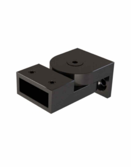 dusiseina fiksaator toru kinnitus seinale regul nurk harjatud matt must pvd