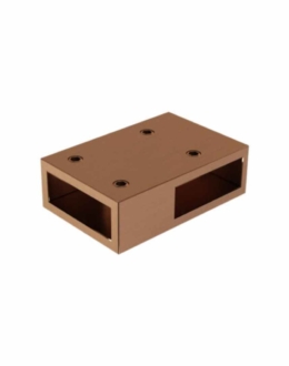 dusiseina fiksaator toru ristumismuhv harjatud matt pronks pvd