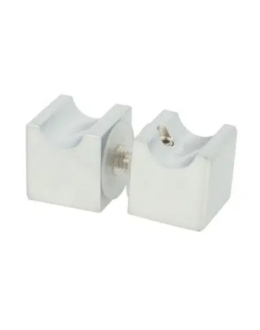 Uksenupp _Oslo II_ 25x25mm alumiinium Look 6 12mm klaasi paksus