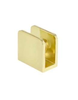 Ruudukujuline riiuli kandur poleeritud Messing27x30x16mm 4 8