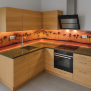 Digitrükiga taustaklaas